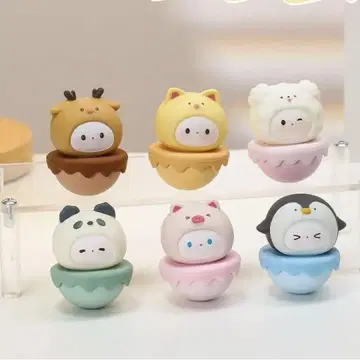 동물형 달마식 피규어 6세트