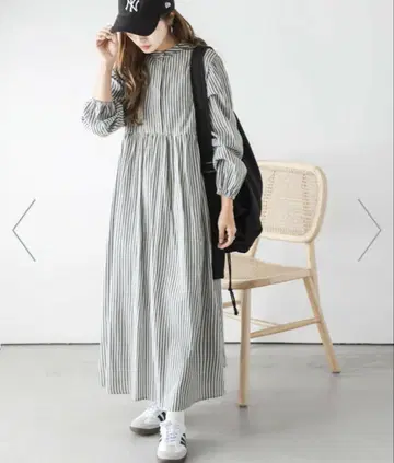개더 셔츠 원피스
