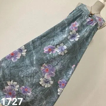 유카타 리메이크 원피스 1727 유카타 옷감 넉넉한 원피스 롱 기장