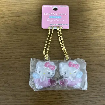 헬로키티 모자 꽁지 드롭 키링