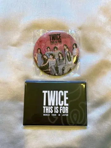 TWICE THIS IS FOR 업그레이드 월드 투어 굿즈