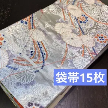 [ 오비 묶음 판매 ] 후쿠로 오비 15개 리메이크 소재 핸드메이드용