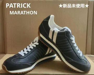 [ 미사용 새상품 ] PATRICK 패트릭 마라톤 가죽 스니커즈 네이비