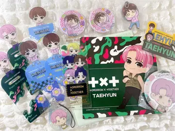 TXT 태현 TAEHYUN 캔뱃지 북마크 키링