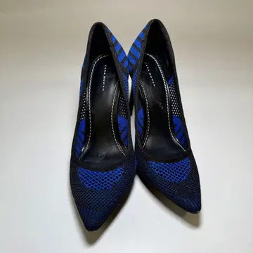 자라 navy blue point heels 10cm 펌프스