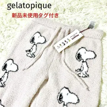 택 포함 미사용 새상품 젤라또피케 SNOOPY 핑크 바지