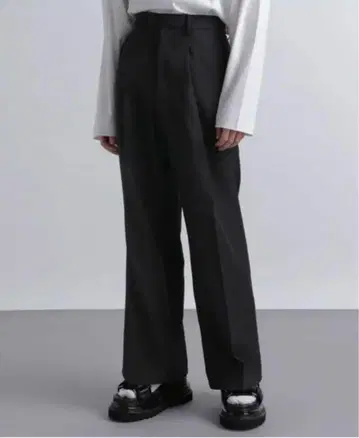 HARE 와이드 플레어 트라우저 SS ( black )