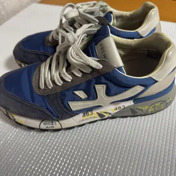 PREMIATA 호 블루 그레이 스니커즈 25cm 40사이즈