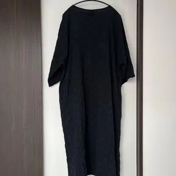 플랜테이션 주름 가공 롱 원피스