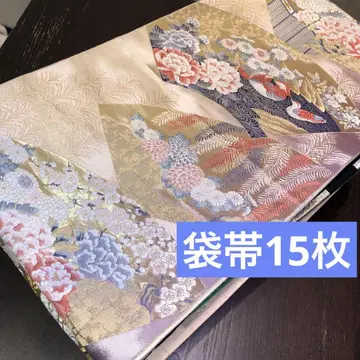 [ 오비 묶음 판매 ] 후쿠로 오비 15개 리메이크 소재 핸드메이드용