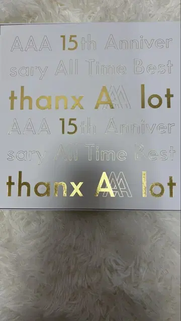 AAA 15th Anniversary thanx A lot