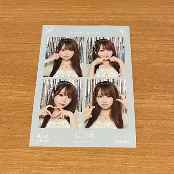 이코러브 =LOVE 오타니 에미리 4컷 포토 카드