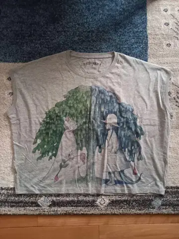 보리스 잡화점 와이드T셔츠 고백