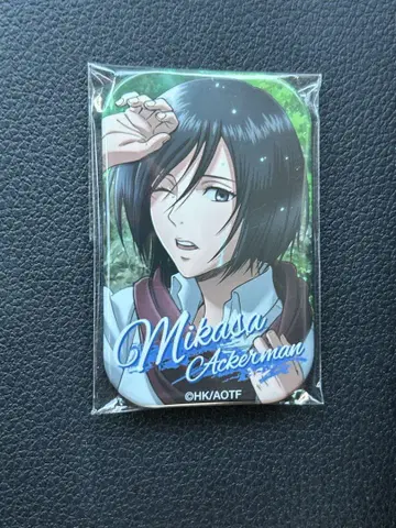 진격의 거인 미카사 마루카쿠 캔뱃지