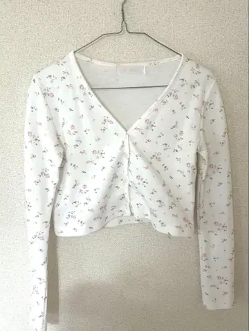 thevirgins cotton cardigan flower 꽃무늬