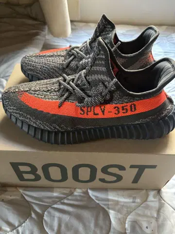 Yeezy Boost 350 V2 그레이/오렌지