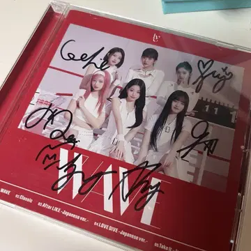 IVE 친필 사인 CD