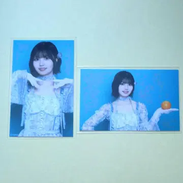 노기자카46 나카니시 아루노 미니 브로마이드 네이블 오렌지