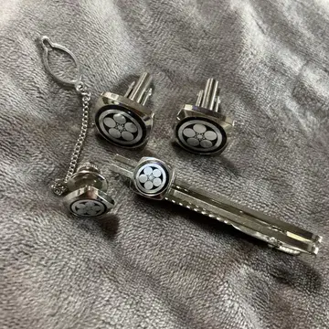 가몬(칠요문) 넥타이핀 커프스 타이핀