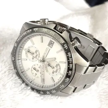 SEIKO 크로노그래프 8T63 실버