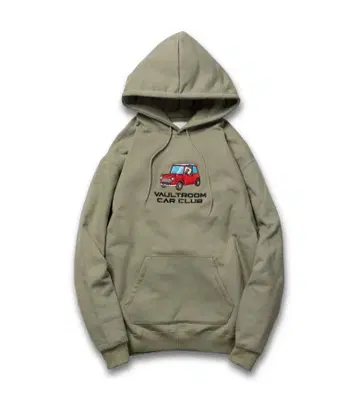 CAR CLUB HOODIE / KHAKI