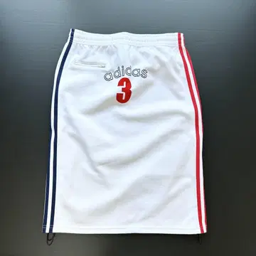 adidas 넘버링 쓰리 스트라이프 롱 스커트 화이트 adidas L