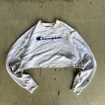 champion Reverse Weave USA 구제 의류 크롭