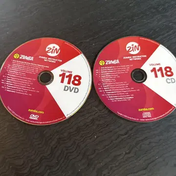 ZUMBA 최신 zin118 DVD & CD 세트