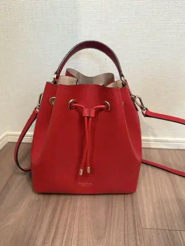 kate spade 레드 버킷 백