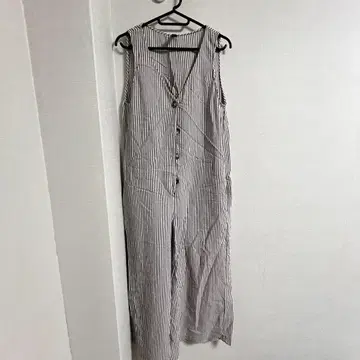 ZARA 스트라이프 슬리브리스 팬츠
