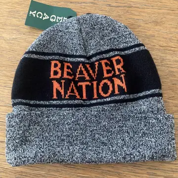 BEAVER NATION 니트 모자 헤더 그레이