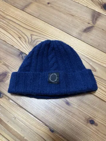 야마토미치 메리노 니트 캡 네이비 Merino Knit Cap