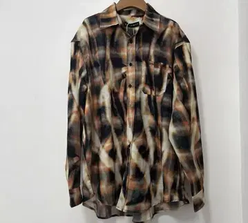 Y/project Sun Bleach Check Shirt 긴팔 셔츠 M