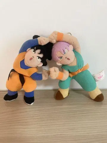 드래곤볼 Z 손오공 트렁크스 봉제 인형 퓨전