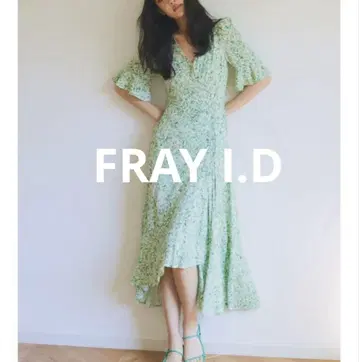 [ FRAY I.D ] 프레이 아이디 비스코스 프린트 카슈쿨 원피스