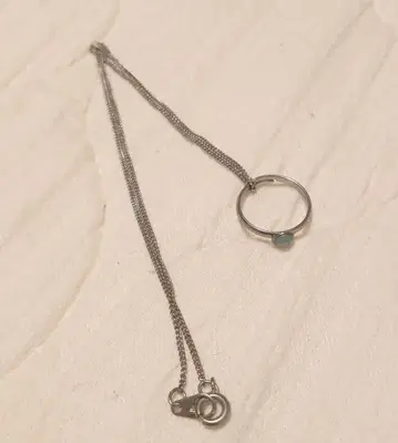 첫 x 결혼 페어링 목걸이