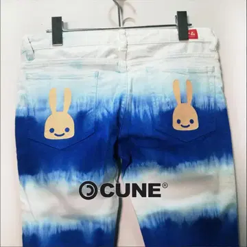 초레어 CUNE 큔 그라데이션 토끼 팬츠 데님