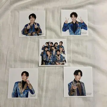 Snow Man 마시카쿠 사진 5장 세트