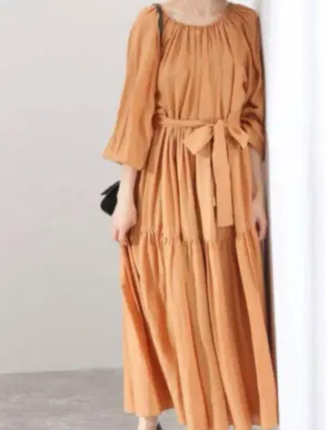 SLOBE IENA 페티코트 포함 롱 원피스