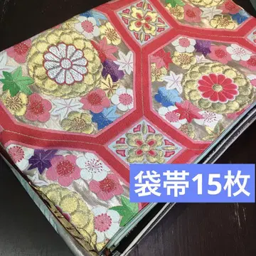 [ 오비 묶음 판매 ] 후쿠로 오비 15개 리메이크 소재 핸드메이드용