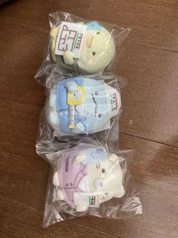 이치조 코무텐 콜라보 스미코구라시 손바닥 봉제 인형 신상 3개 세트!
