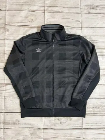 엄브로 트랙 자켓 umbro 구제 의류 체크 블랙 L 저리