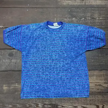 XL 80s 90s 보더 T셔츠 USA제 퍼프 슬리브
