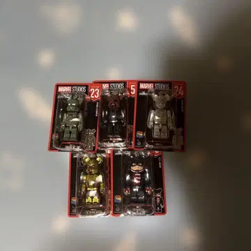 MARVEL STUDIOS 베어브릭 5체 세트