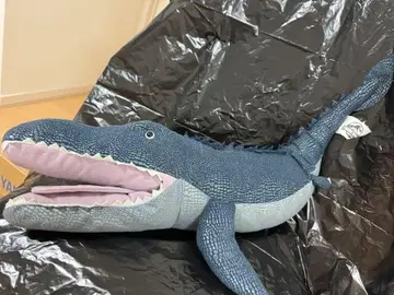 공룡 디자인 [모사사우루스] 봉제 인형 약 60cm