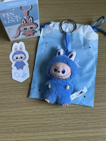 러브럽 LABUBU PIN FOR LOVE 봉제 인형 펜던트 O