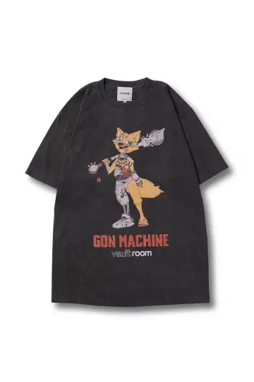 vaultroom GON MACHINE TEE CHARCOAL