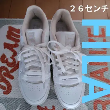 FILA 화이트 26cm 스니커즈 새상품급
