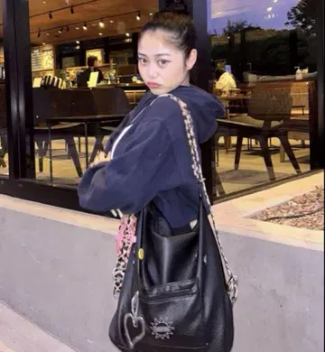 미사용 새상품 gossipclub 멀티웨이 백 레오파드 무늬