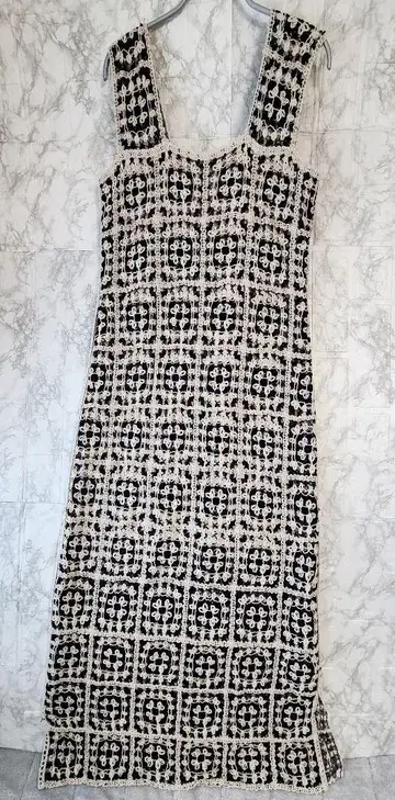 Lumier 크로셰 슬리브리스 원피스 M